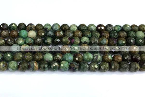 CCB1281 15 inches 8mm faceted round gemstone beads