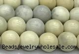 CCB1296 15 inches 8mm round ivory jasper beads