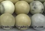 CCB1298 15 inches 12mm round ivory jasper beads