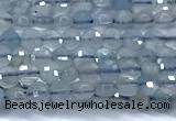 CCB1351 15 inches 2.5mm faceted coin aquamarine beads