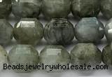 CCB1507 15 inches 7mm - 8mm faceted labradorite beads