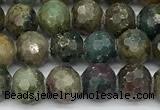 CCB1543 15 inches 6mm faceted round corundum beads