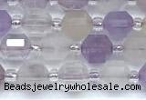 CCB1566 15 inches 5mm - 6mm faceted lavender amethyst beads