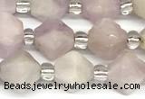 CCB1603 15 inches 10mm faceted kunzite gemstone beads