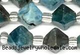 CCB1615 15 inches 10mm faceted apatite gemstone beads