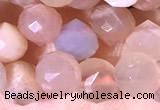 CCB1633 15 inches 6mm faceted teardrop moonstone beads