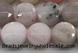 CCB724 15.5 inches 8mm faceted coin pink opal gemstone beads