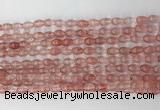 CCB801 15.5 inches 4*6mm rice cherry quartz gemstone beads wholesale