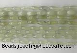 CCB817 15.5 inches 5*12mm rice New jade gemstone beads wholesale