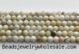 CCB820 15.5 inches 8mm round ivory jasper gemstone beads wholesale