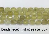 CCB895 11*15mm-12*16mm faceted cuboid quartz beads wholesale