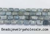 CCB896 11*15mm-12*16mm faceted cuboid aquamarine beads wholesale