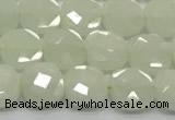 CCB904 15.5 inches 8*8mm faceted square luminous beads