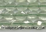 CCB916 15.5 inches 6*8mm faceted oval prehnite beads