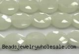 CCB919 15.5 inches 6*8mm faceted oval luminous beads