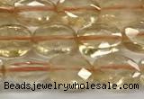 CCB920 15.5 inches 6*8mm faceted oval citrine beads