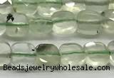 CCB973 15.5 inches 6*6mm faceted square prehnite beads