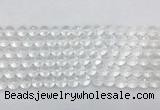 CCBS04 15 inches 8mm faceted round white crystal beads wholesale CCBS04 15 inches 8mm faceted round white crystal beads wholesale