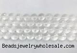 CCBS06 15 inches 12mm faceted round white crystal beads wholesale CCBS06 15 inches 12mm faceted round white crystal beads wholesale