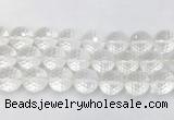 CCBS09 15 inches 18mm faceted round white crystal beads wholesale CCBS09 15 inches 18mm faceted round white crystal beads wholesale