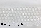 CCBS21 15 inches 12mm faceted coin white crystal beads wholesale CCBS21 15 inches 12mm faceted coin white crystal beads wholesale