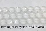 CCBS24 15 inches 18mm faceted coin white crystal beads wholesale CCBS24 15 inches 18mm faceted coin white crystal beads wholesale
