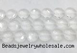 CCBS25 15 inches 20mm faceted coin white crystal beads wholesale CCBS25 15 inches 20mm faceted coin white crystal beads wholesale