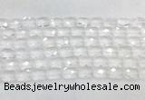 CCBS34 15 inches 10*14mm faceted rectangle white crystal beads wholesale CCBS34 15 inches 10*14mm faceted rectangle white crystal beads wholesale