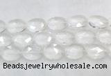 CCBS43 15 inches 15*20mm faceted oval white crystal beads wholesale CCBS43 15 inches 15*20mm faceted oval white crystal beads wholesale