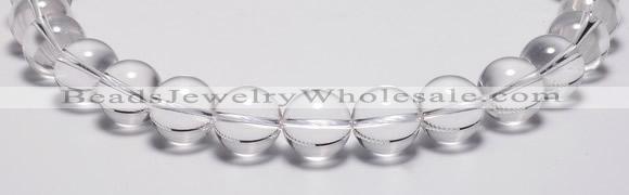 CCC05 15 inches 16mm round white crystal beads Wholesale