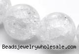 CCC20 20mm round grade A white crystal beads Wholesale