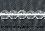 CCC259 15.5 inches 10mm round grade A natural white crystal beads