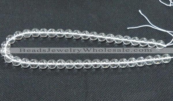 CCC280 15.5 inches 14mm round A grade natural white crystal beads