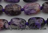 CCG112 15.5 inches 12*16mm drum charoite gemstone beads