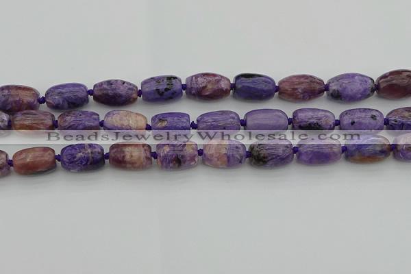 CCG113 15.5 inches 13*18mm drum charoite gemstone beads