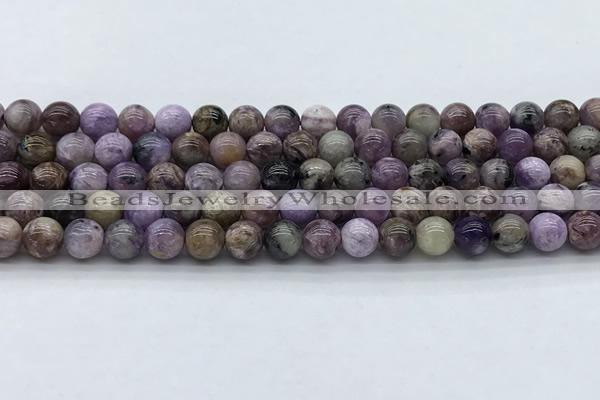 CCG132 15.5 inches 6mm round natural charoite gemstone beads