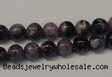 CCG26 15.5 inches 8mm round natural charoite gemstone beads