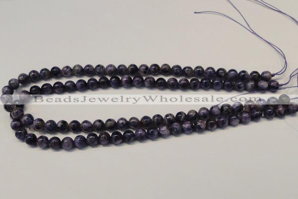 CCG31 15.5 inches 8mm round natural charoite gemstone beads