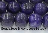 CCG316 15.5 inches 8mm round dyed charoite gemstone beads