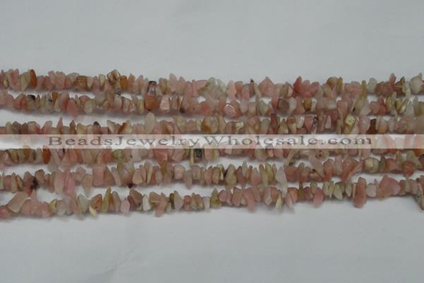 CCH202 34 inches 3*5mm pink opal chips gemstone beads wholesale