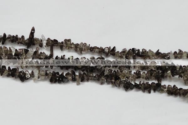 CCH208 34 inches 3*5mm smoky quartz chips gemstone beads wholesale