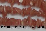 CCH209 16 inches 3*5mm rhodochrosite chips gemstone beads wholesale