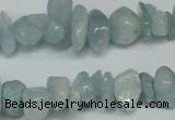 CCH215 34 inches 5*8mm aquamarine chips gemstone beads wholesale