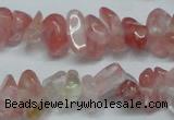 CCH237 34 inches 5*8mm cherry quartz chips beads wholesale