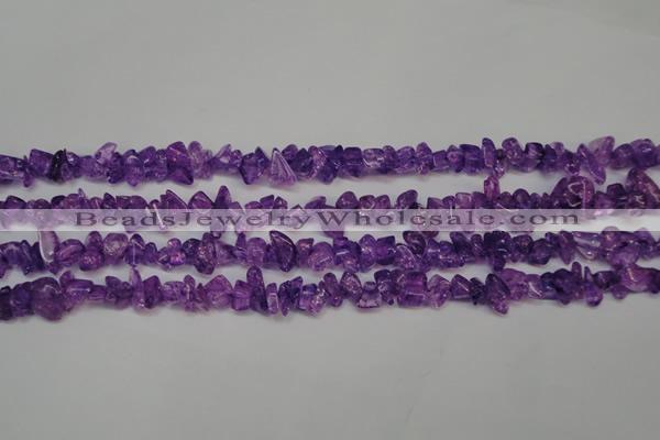 CCH260 34 inches 4*6mm synthetic crack crystal chips beads wholesale