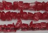 CCH262 34 inches 4*6mm synthetic crack crystal chips beads wholesale