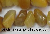 CCH271 34 inches 8*12mm yellow aventurine chips gemstone beads wholesale