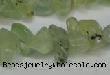 CCH293 34 inches 8*12mm green rutilated quartz chips beads wholesale