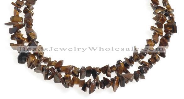 CCH30 34 inches tigers Eye chips gemstone beads wholesale