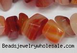 CCH303 34 inches 8*12mm red agate chips gemstone beads wholesale